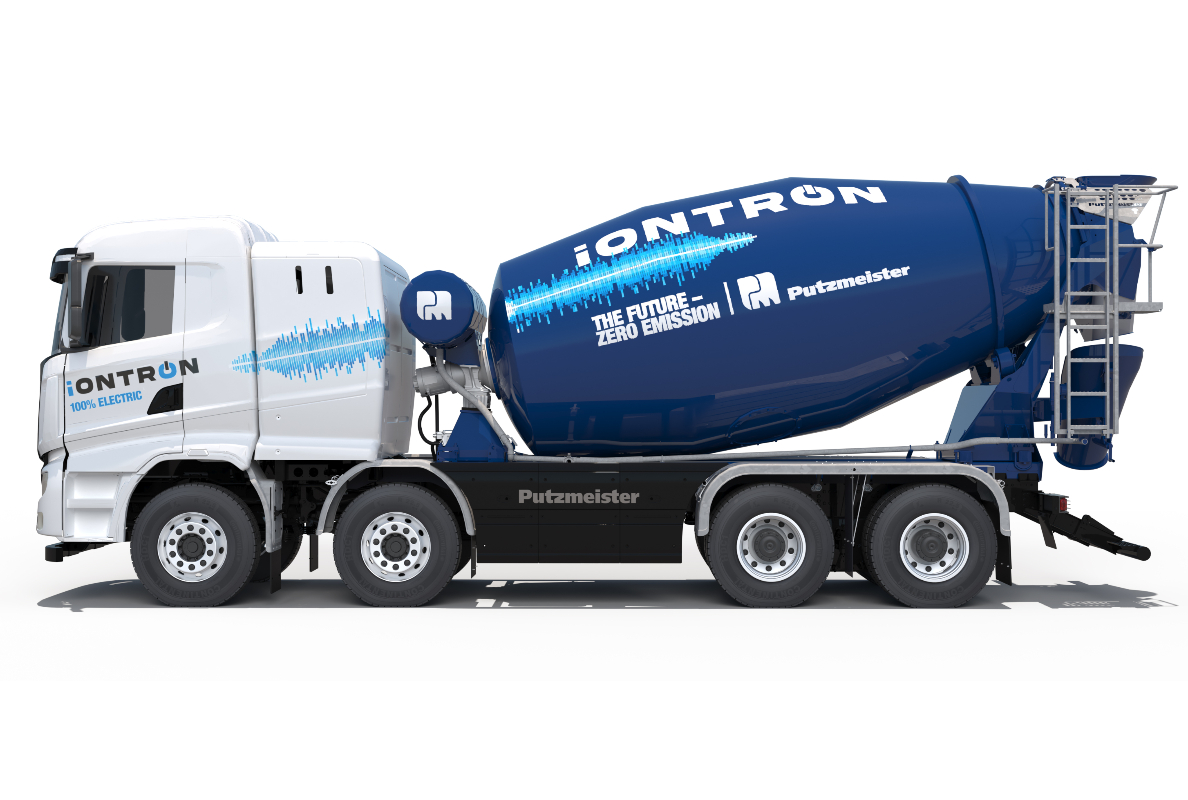 Volvo FMX truck Concrete Mixer - customized 3D model