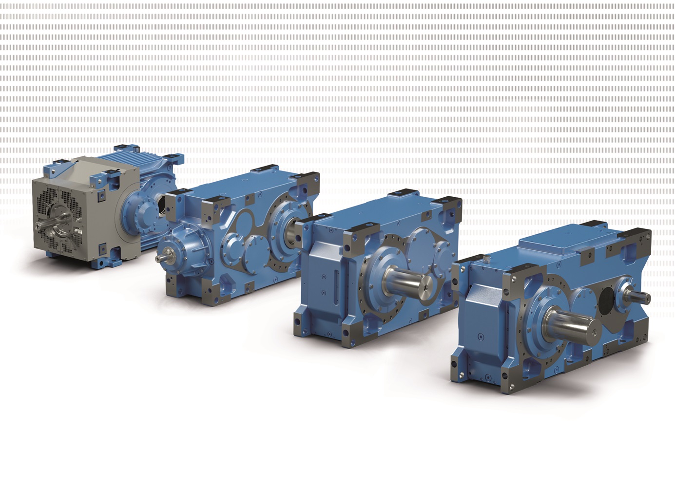 NORD-industrial-gear-units-modular-system.jpg: The modular system for MAXXDRIVE® industrial gear units allows for the configuration of tailor-made drive systems.