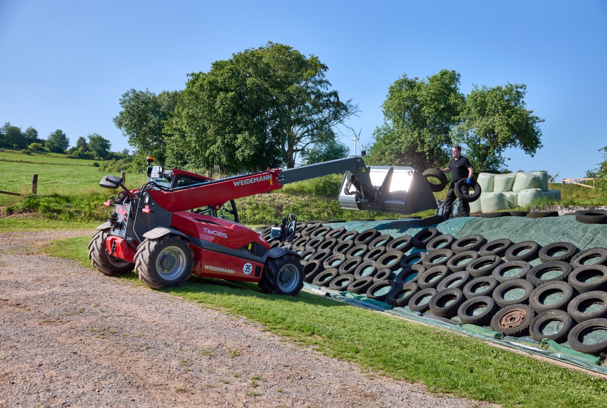 T6025 - New telehandler by Weidemann in  the 6 m class