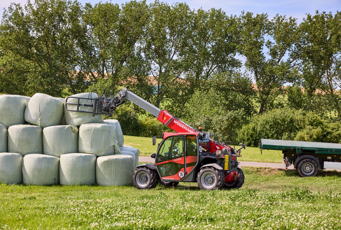 T6025 - New telehandler by Weidemann in  the 6 m class