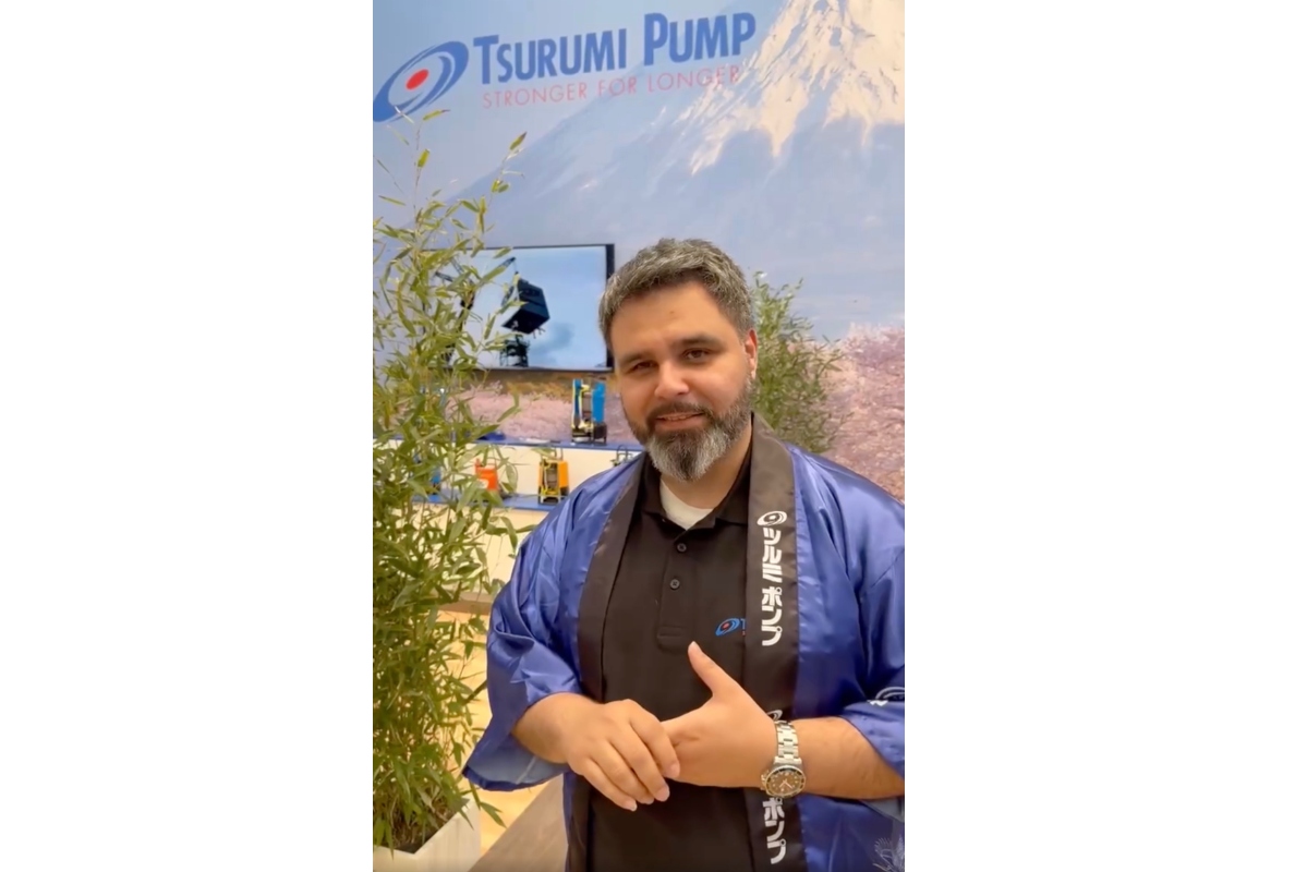 Fuji, bamboo and kimono: The pump manufacturer Tsurumi is proud of its origins. Tech experts like Sandor Rostas were busy all the time.