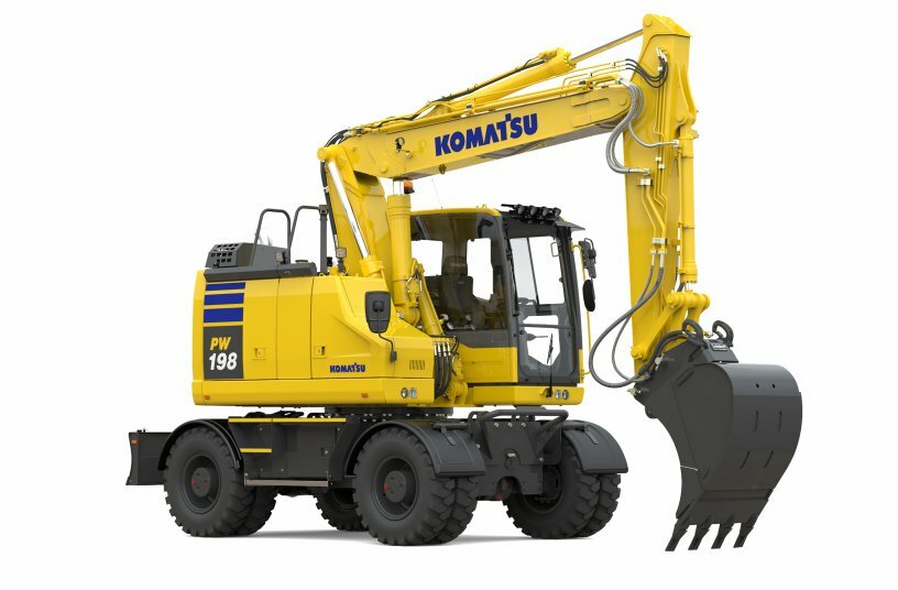 Komatsu Europe introduces new mobile excavators