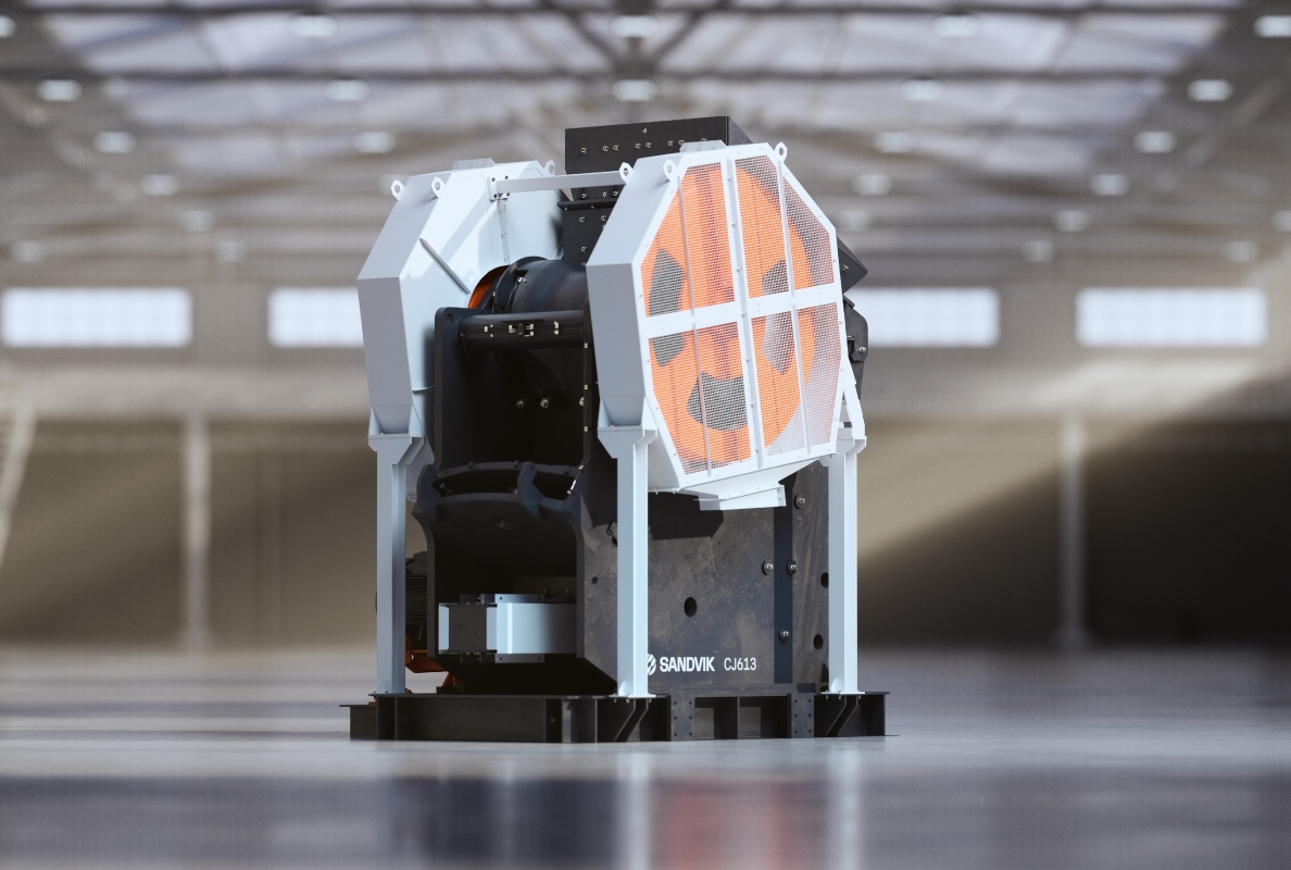 CJ613 Jaw crusher in new environment copy
