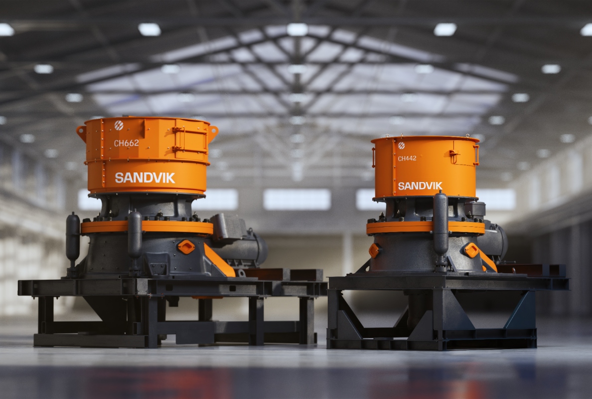 Sandvik launches the new CH442 and CH662 cone crushers at CONEXPO