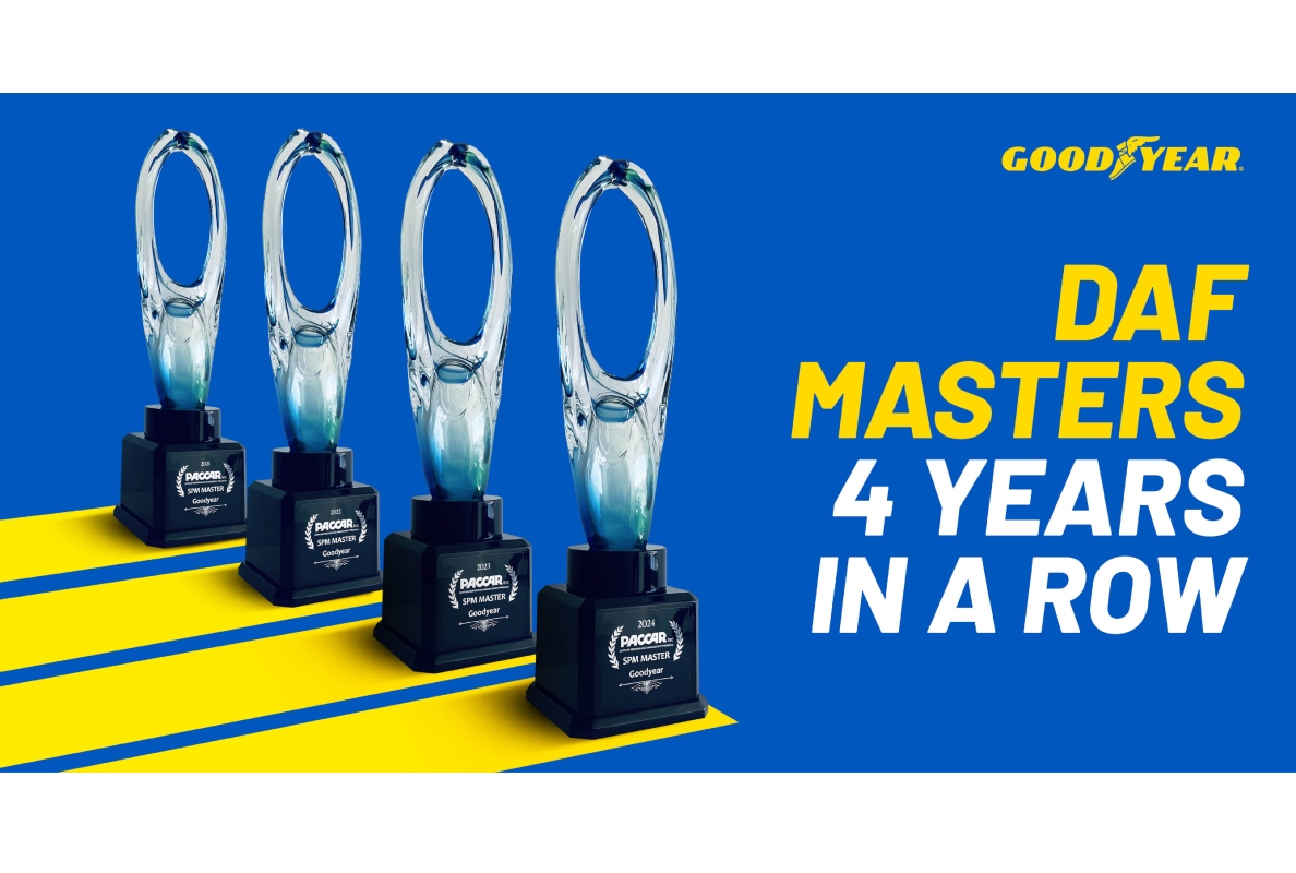 Goodyear earns DAF’s Master supplier recognition for fourth consecutive year