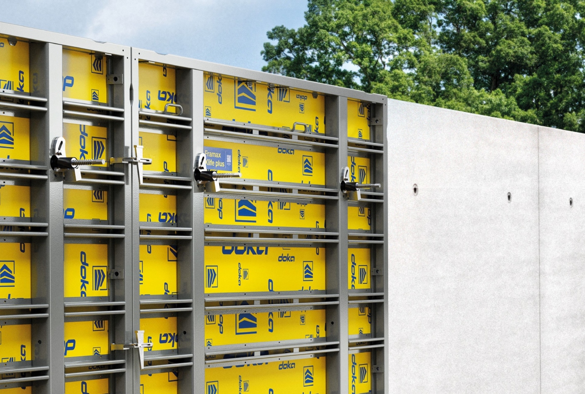 New products such as the Xlife top formwork sheet integrate recycled materials and are designed for multiple reuse on construction sites.