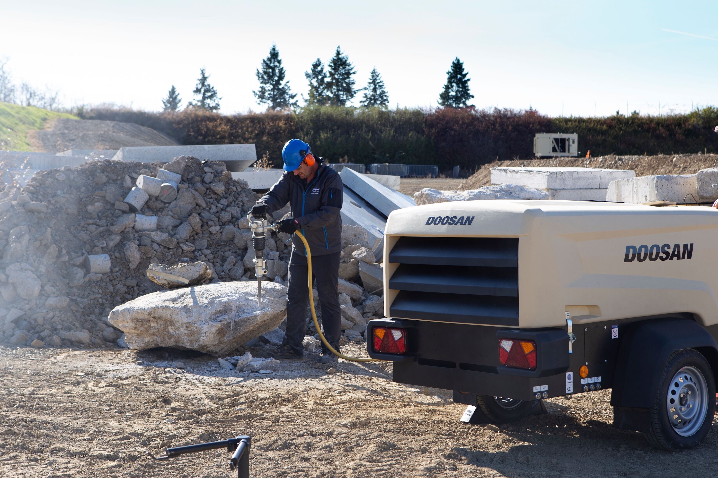 Doosan 7/45 portable compressor