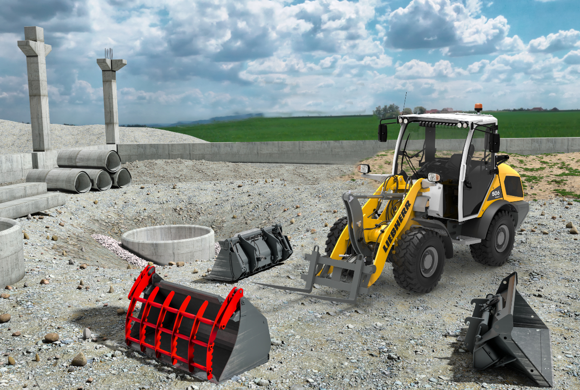 Liebherr extended the availability of its fully automatic quick coupling system LIKUFIX® for other wheel loader models.
