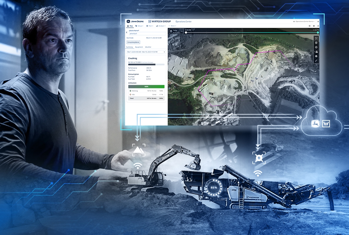 Project site digitalisation in materials processing with Kleemann and WPT Crushing.