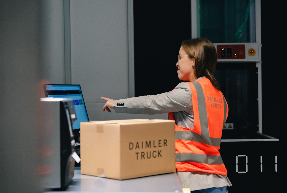 Daimler Truck Global Parts Center in Halberstadt, Saxony-Anhalt, Germany