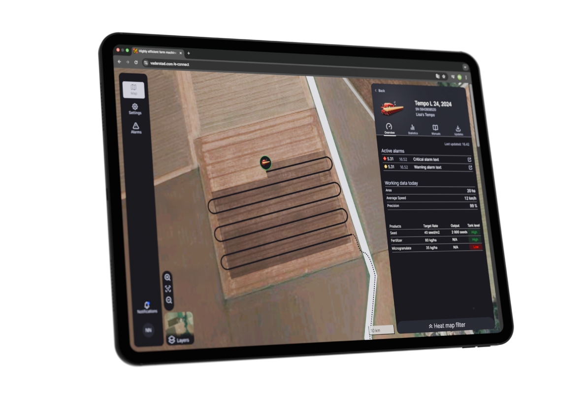 Väderstad launches E-Connect - A new era of smart farming