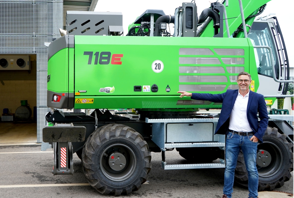 Dr Andreas Maurer initiated the switch to climate-friendly HVO at the location.