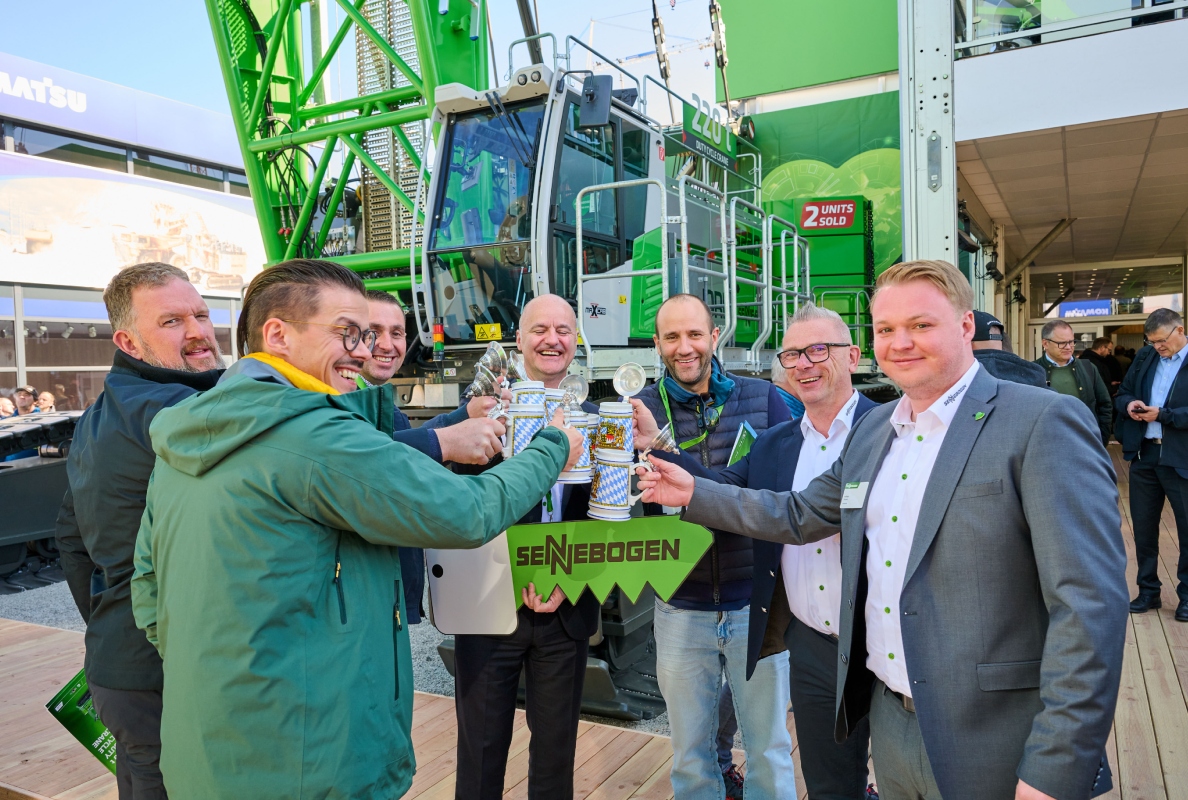 Hospitality and personal interaction are very important at the green heart of bauma.