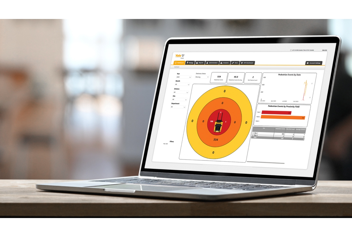 Yale announces pedestrian detection event dashboard to help warehouses enhance safety initiatives