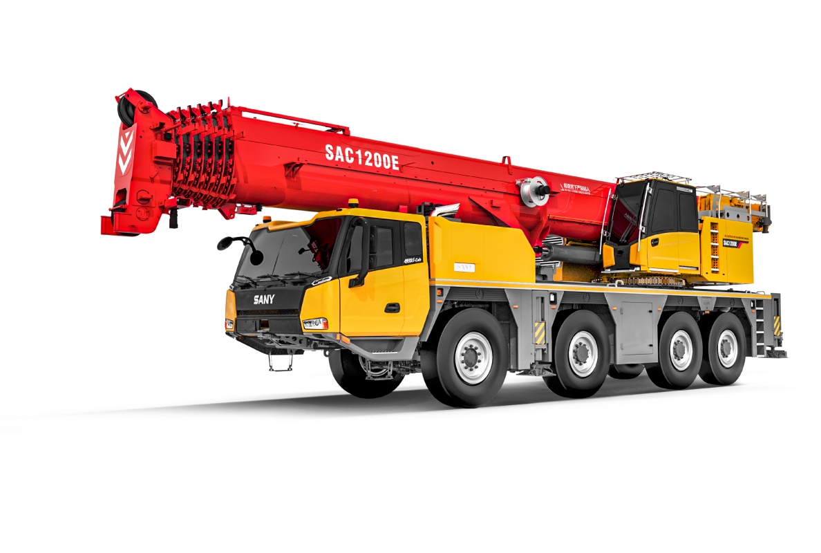 The SANY SAC1200C all-terrain crane