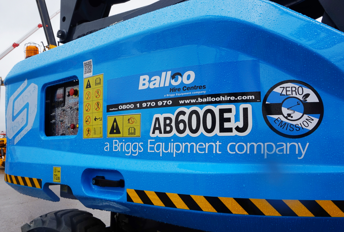 AB600EJ Balloo decal close-up