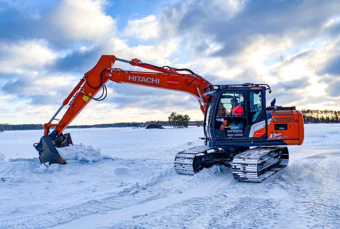 Hitachi excavator