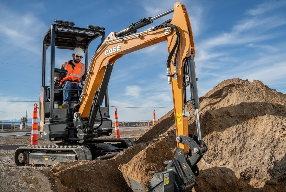 CASE CX25EV Electric Mini Excavator