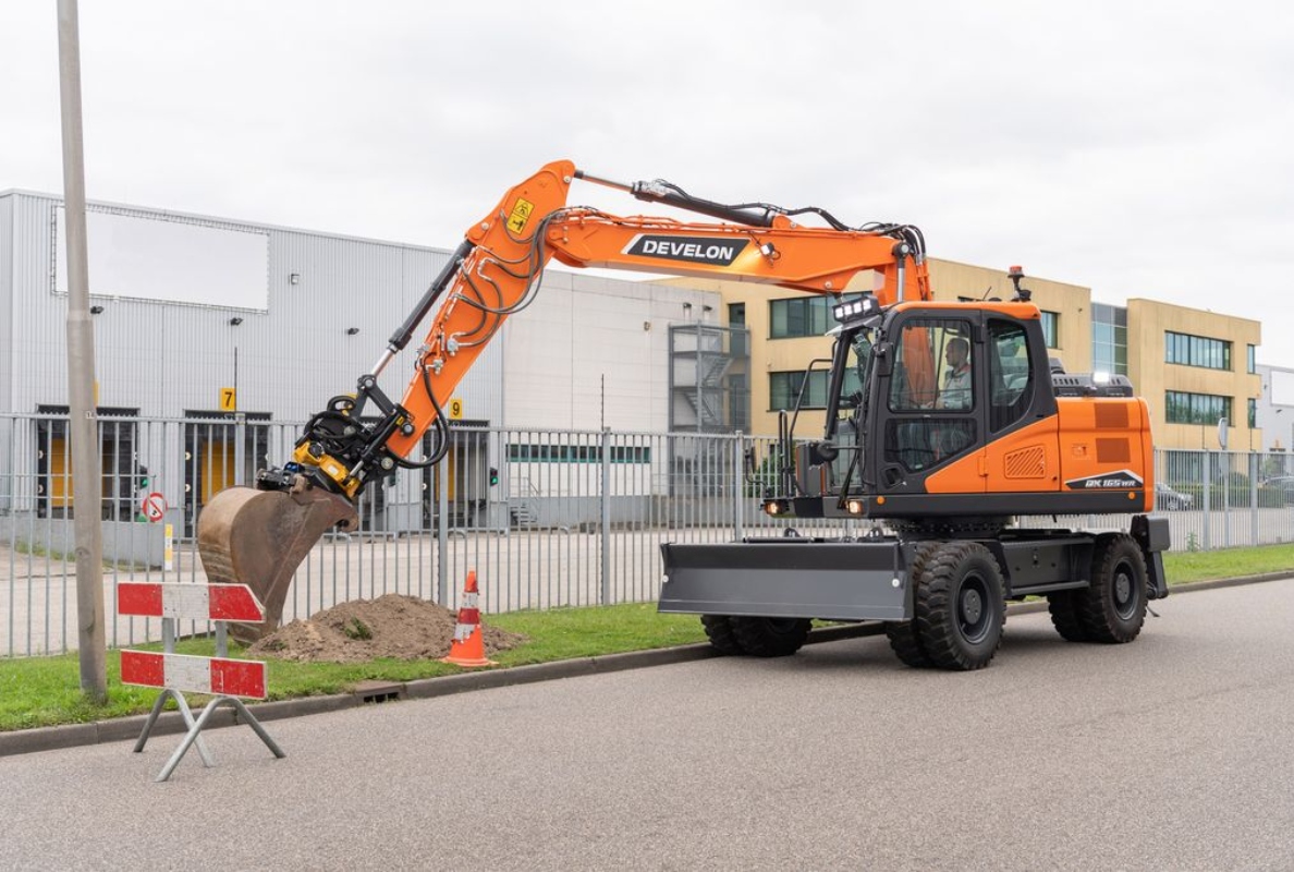 Major Performance Upgrades on Develon Wheel Excavators