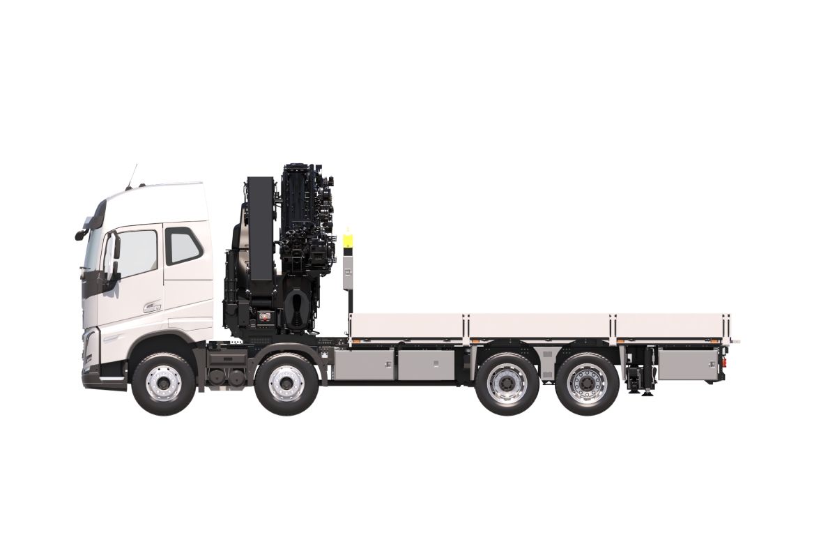 Hiab launches the new HIAB iQ.708 HIPRO 60-70 tm range loader crane