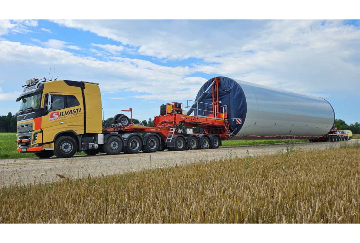 Silvasti on the new Mega Windmill Trailer XXL: Even more stable than expected