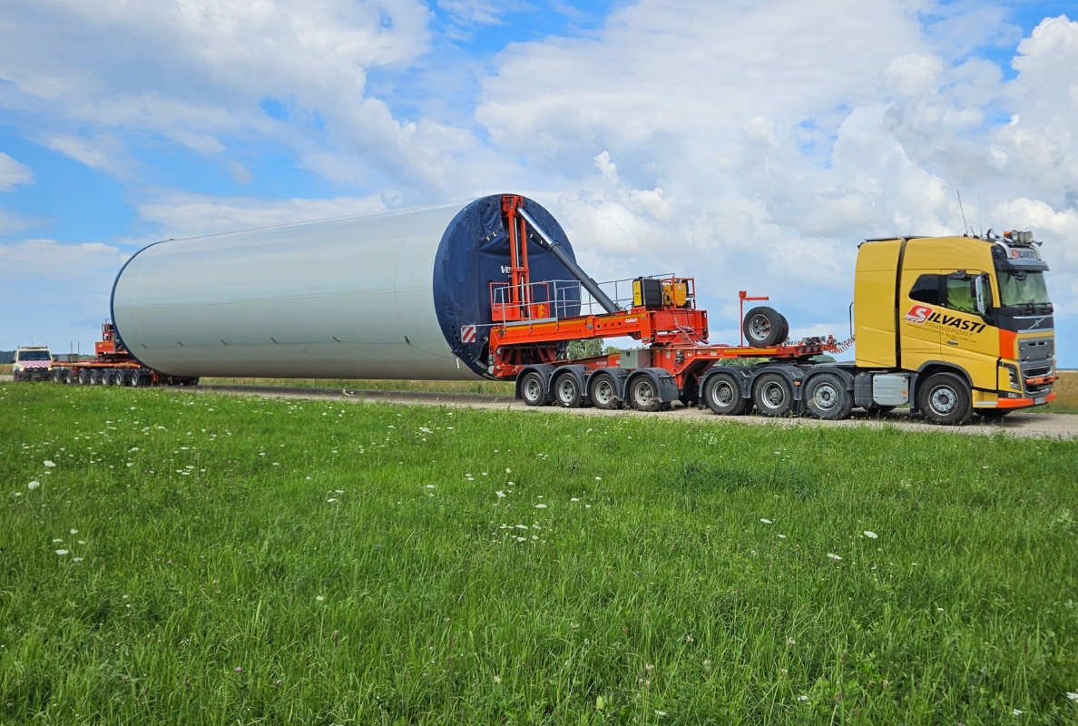 Silvasti on the new Mega Windmill Trailer XXL: Even more stable than expected