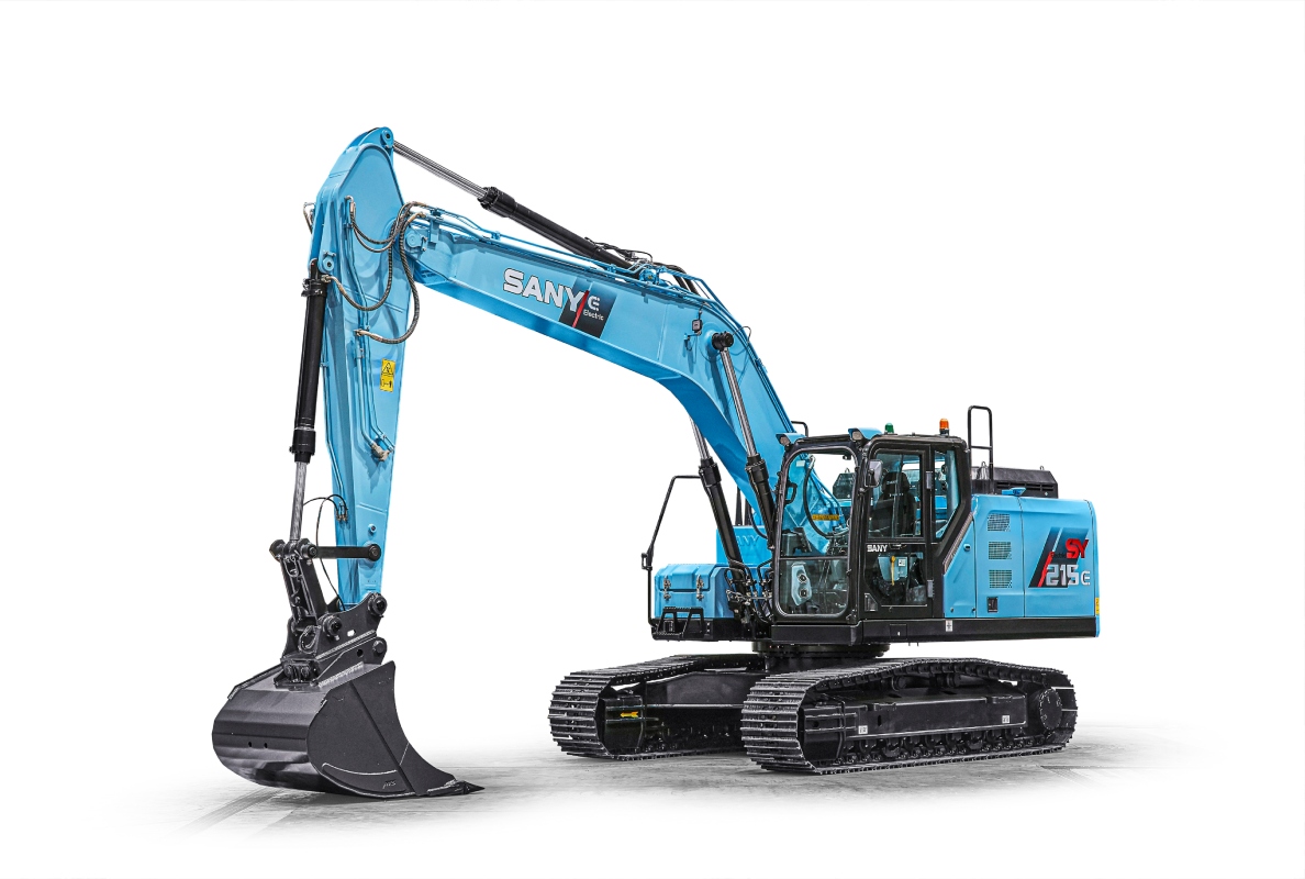 SANY SY215E – the new fully electric 23-ton excavator