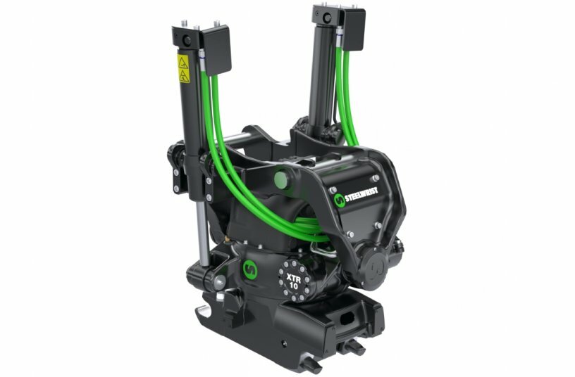 XTR10 tiltrotator with SQ50 interface