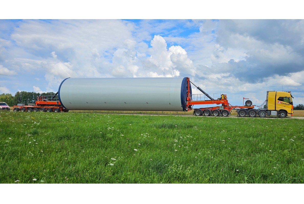 Silvasti on the new Mega Windmill Trailer XXL: Even more stable than expected