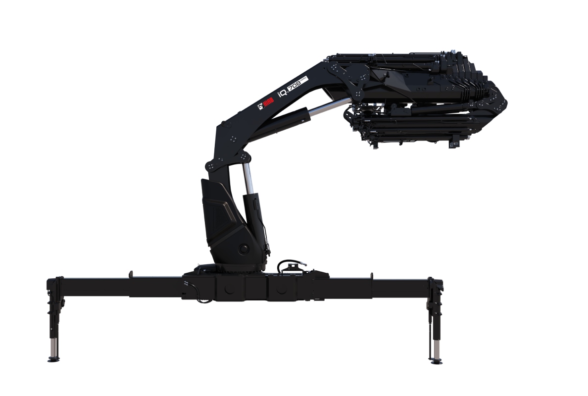Hiab launches the new HIAB iQ.708 HIPRO 60-70 tm range loader crane