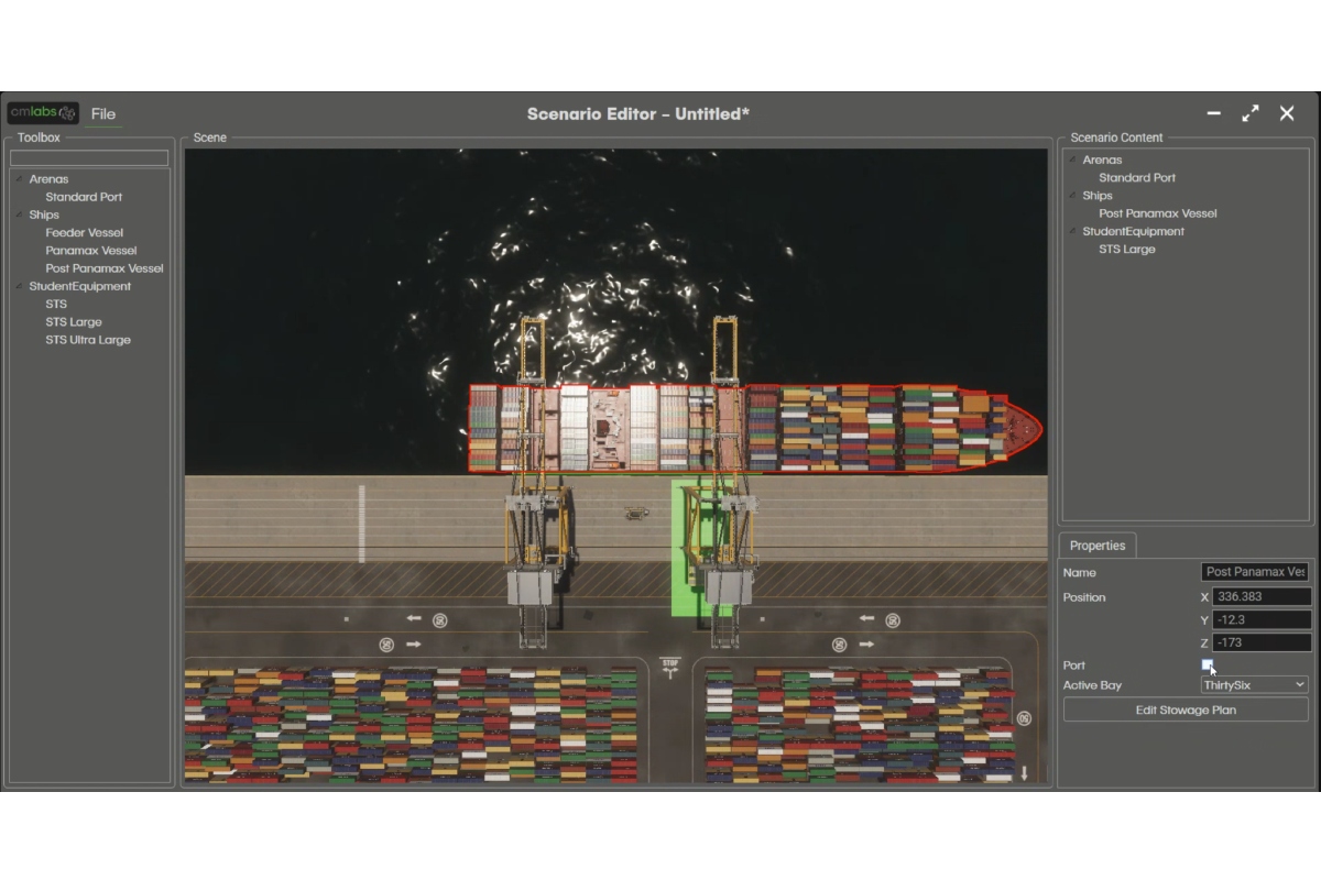 Scenario Editor - vessel