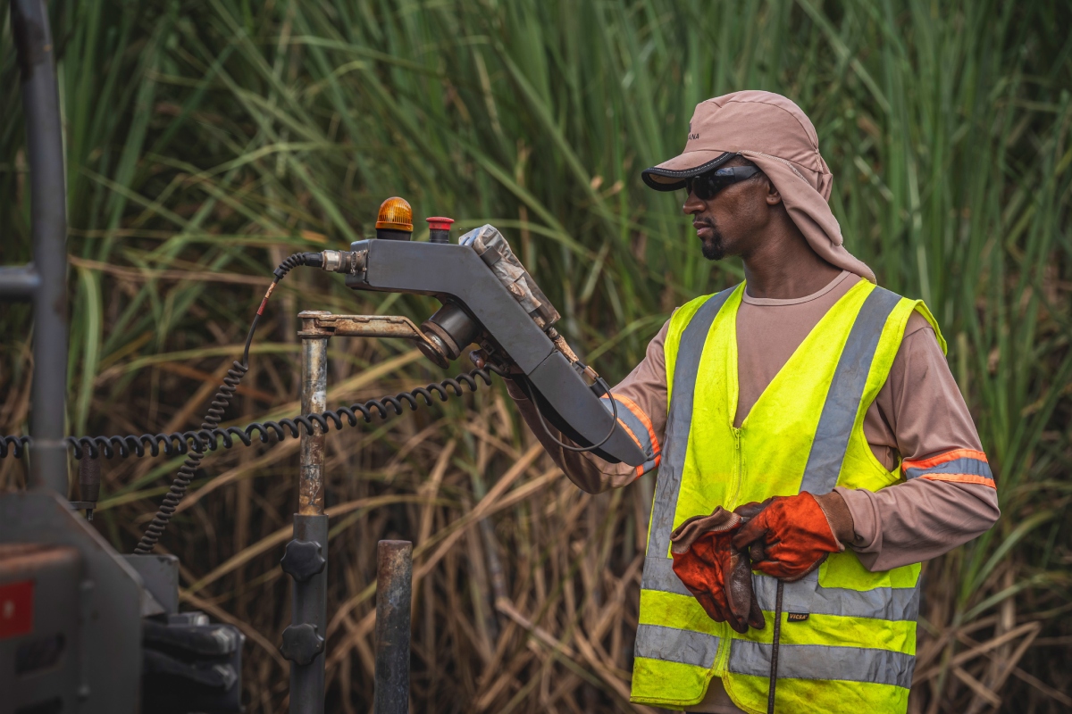 Easy handling: The ErgoBasic operating concept is designed to be intuitive – as a result, even inexperienced users were able to get the hang of the Vögele paver relatively quickly.