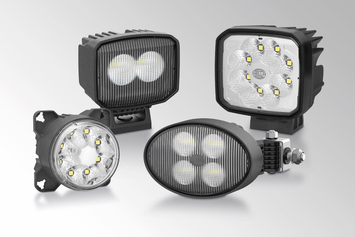 More performance, more choice, more design freedom: FORVIA HELLA expands the LED work lamps of the S-series.