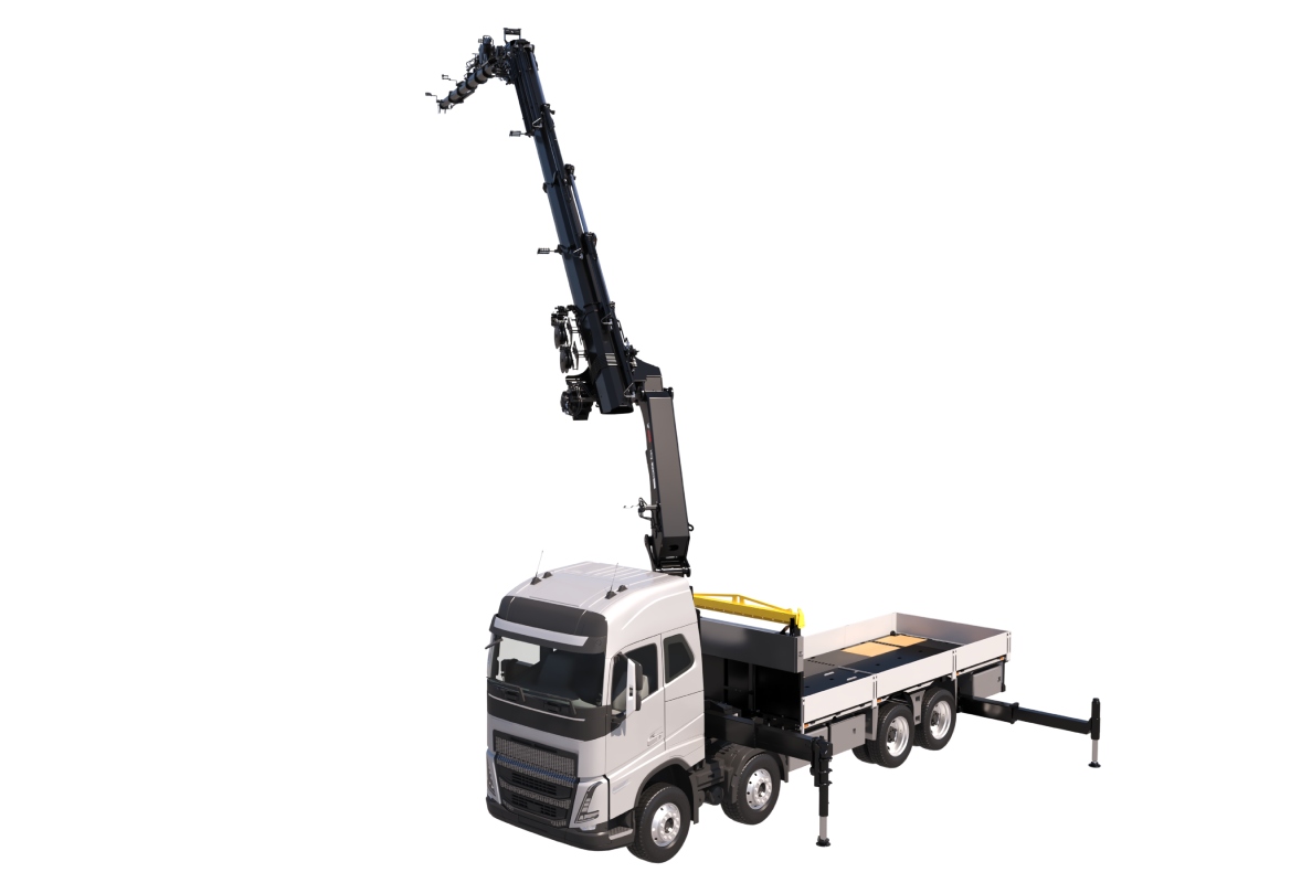 Hiab launches the new HIAB iQ.708 HIPRO 60-70 tm range loader crane