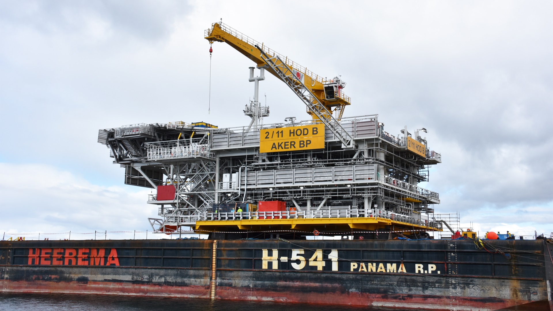 The Fixed Facilities Alliance Delivers Record-Breaking Platform to the Hod Field From Aker Solutions’ Yard in Verdal