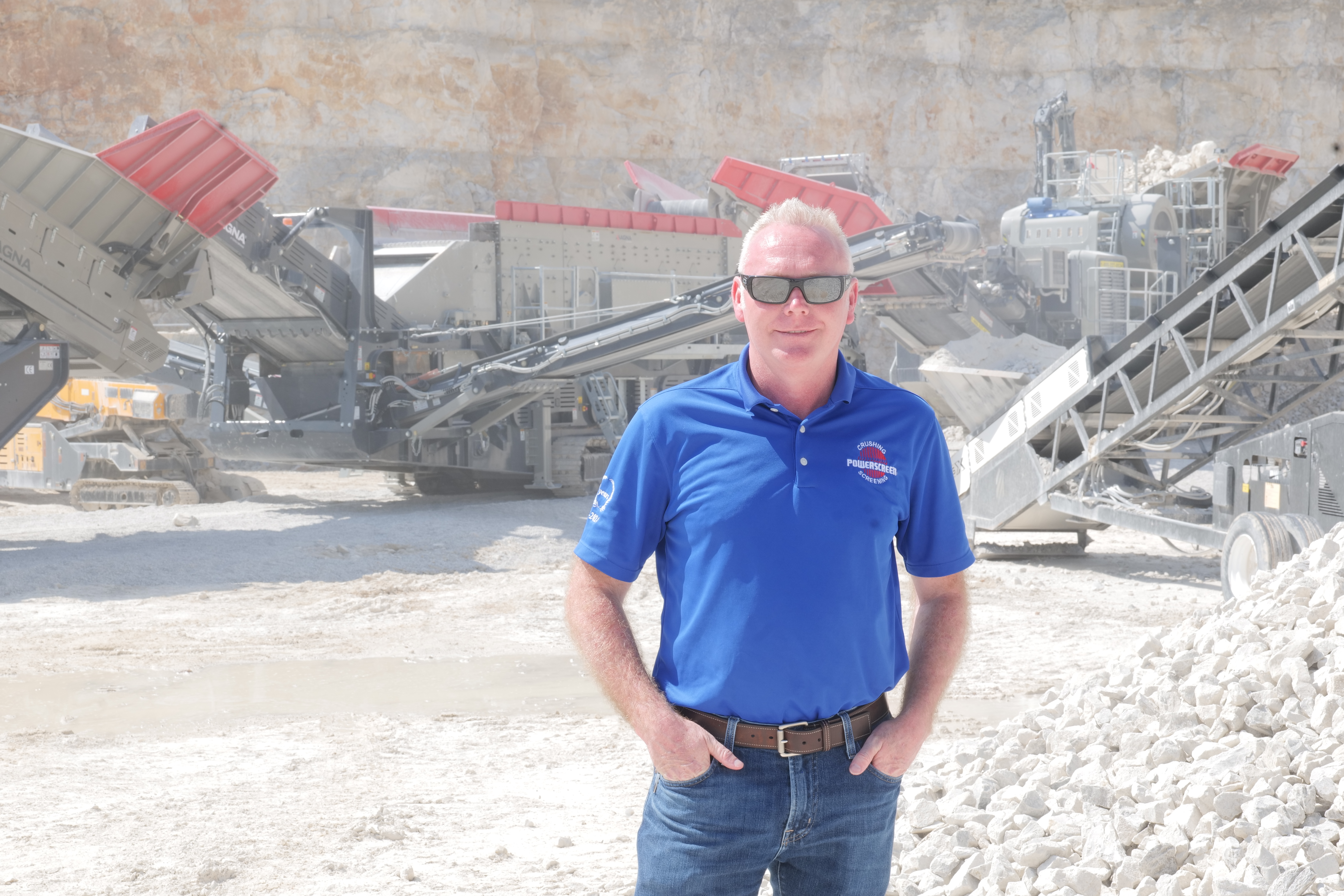  Alan Coalter, President of Powerscreen Crushing and Screening.
