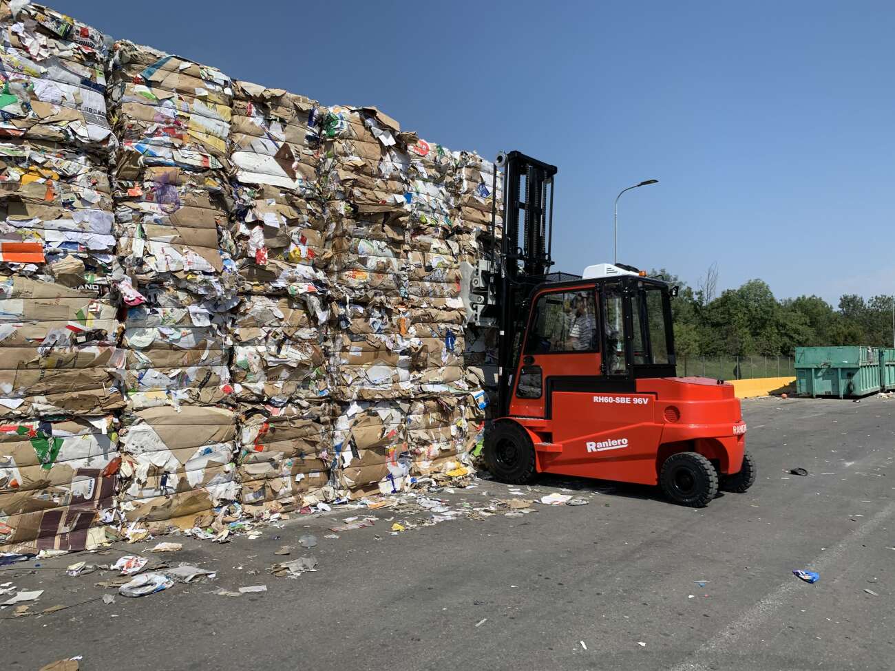 The new RH forklift configuration for the recycling sector