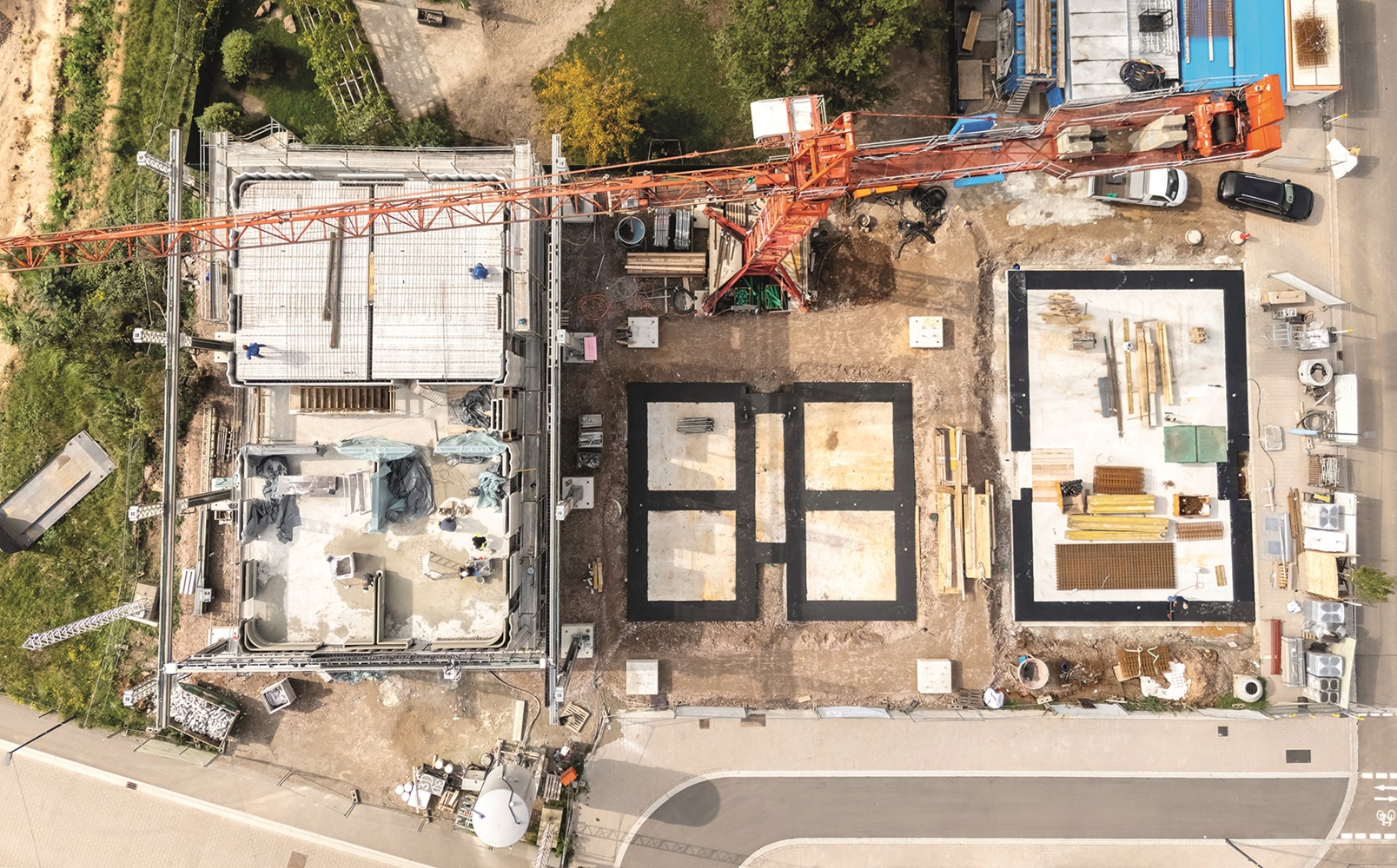 The unique feature of the DREIHAUS is its fully planned, 3D-printing-optimised, and scalable building concept for a three-story multi-family house – available in three sizes: S, M, and L.