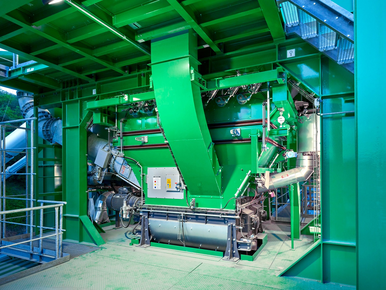 Mixing tower replacement Westerwald plant