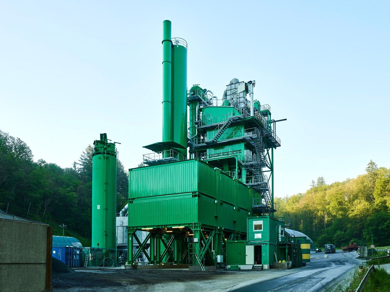 Mixing tower replacement Westerwald plant