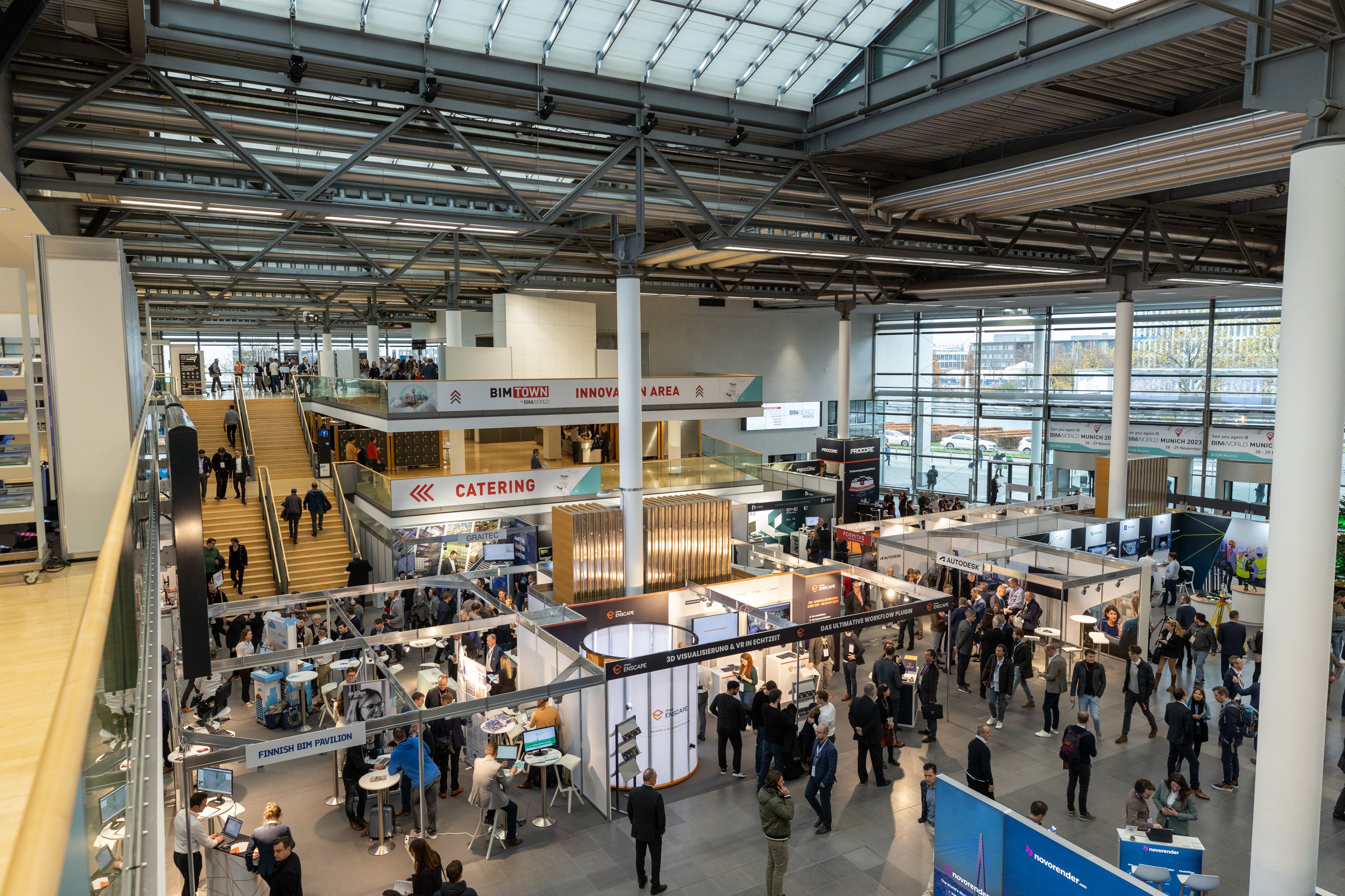 BIM World MUNICH 2022 - the trendsetting event for the digitalization of the construction industry - took place with new exhibitor and visitor records