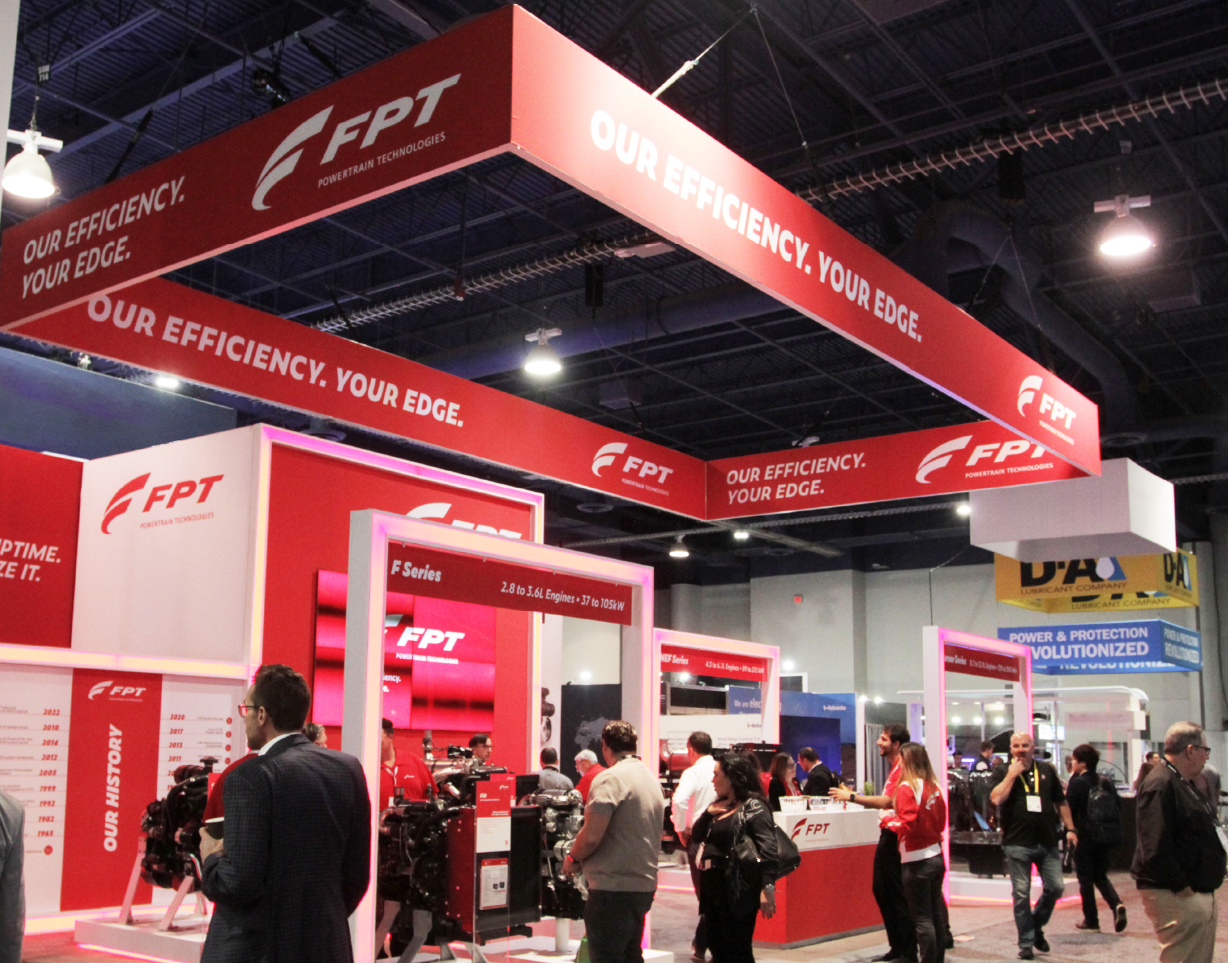 At CONEXPO CON/AGG 2023, North America’s largest construction show in Las Vegas, FPT Industrial has been presenting its full range of Tier 4 Final and Stage V, 2.8-to-16 liter engines.
