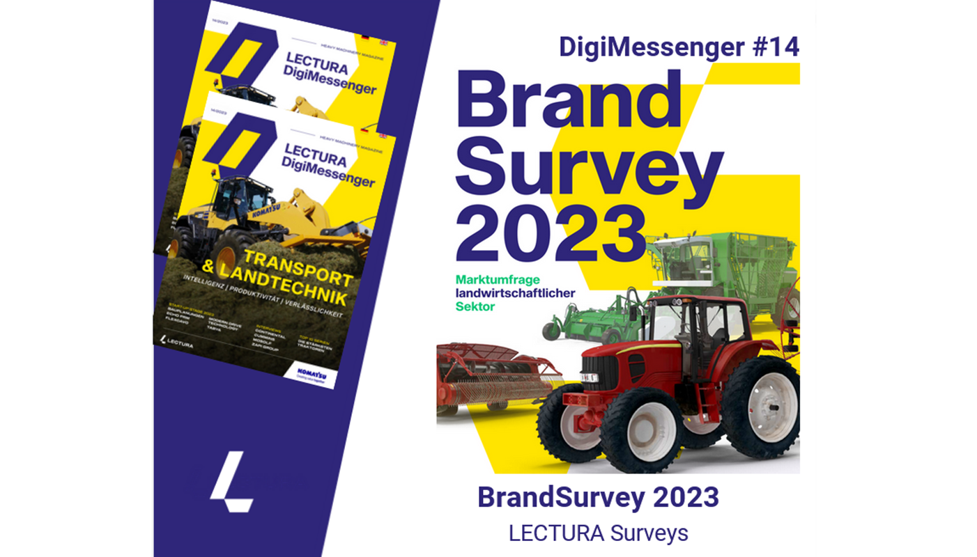 LECTURA has launched the BrandSurvey 2023: Over 25,000 industry experts participated