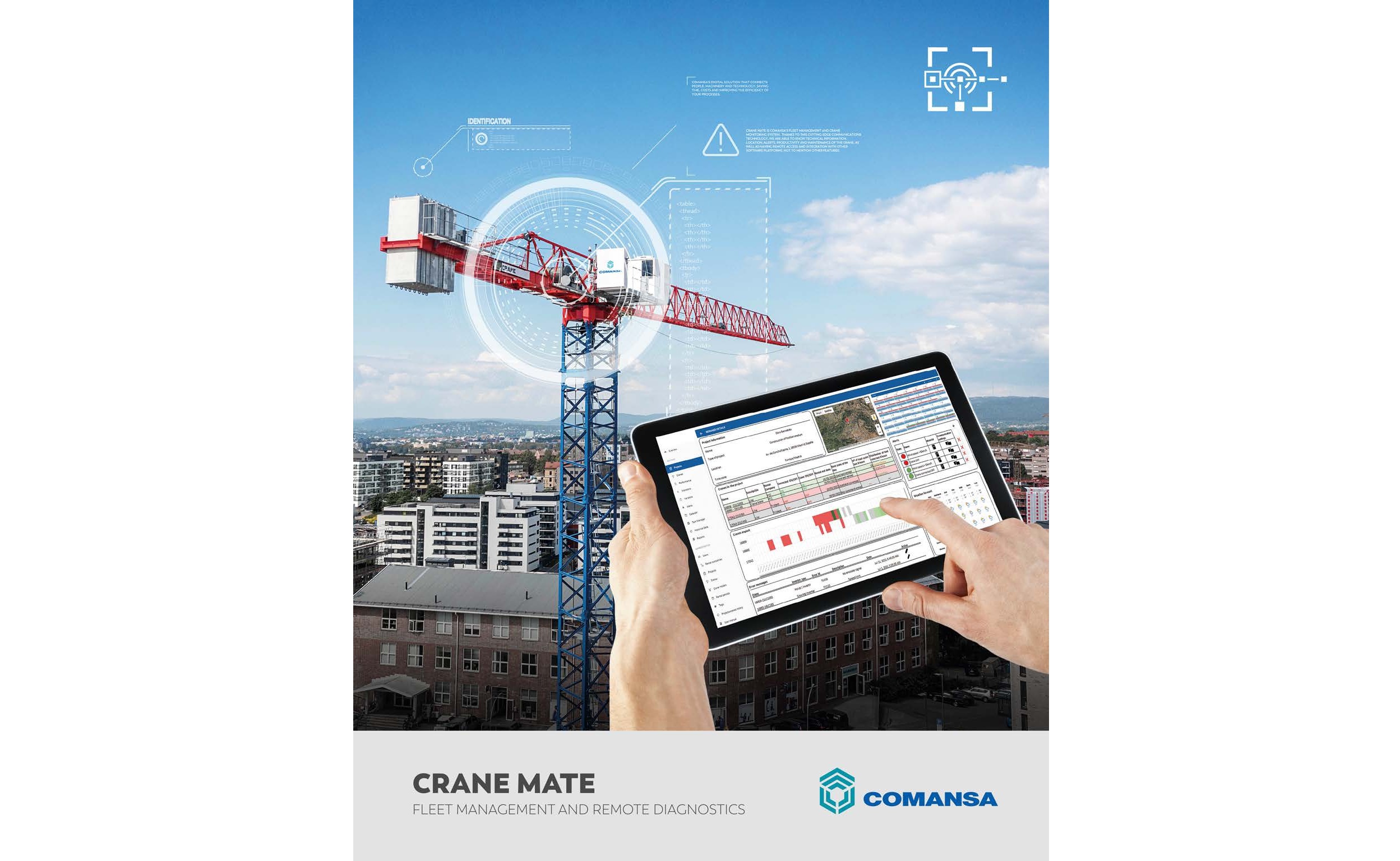 Comansa presents Crane Mate, its novel digital solution for fleet management