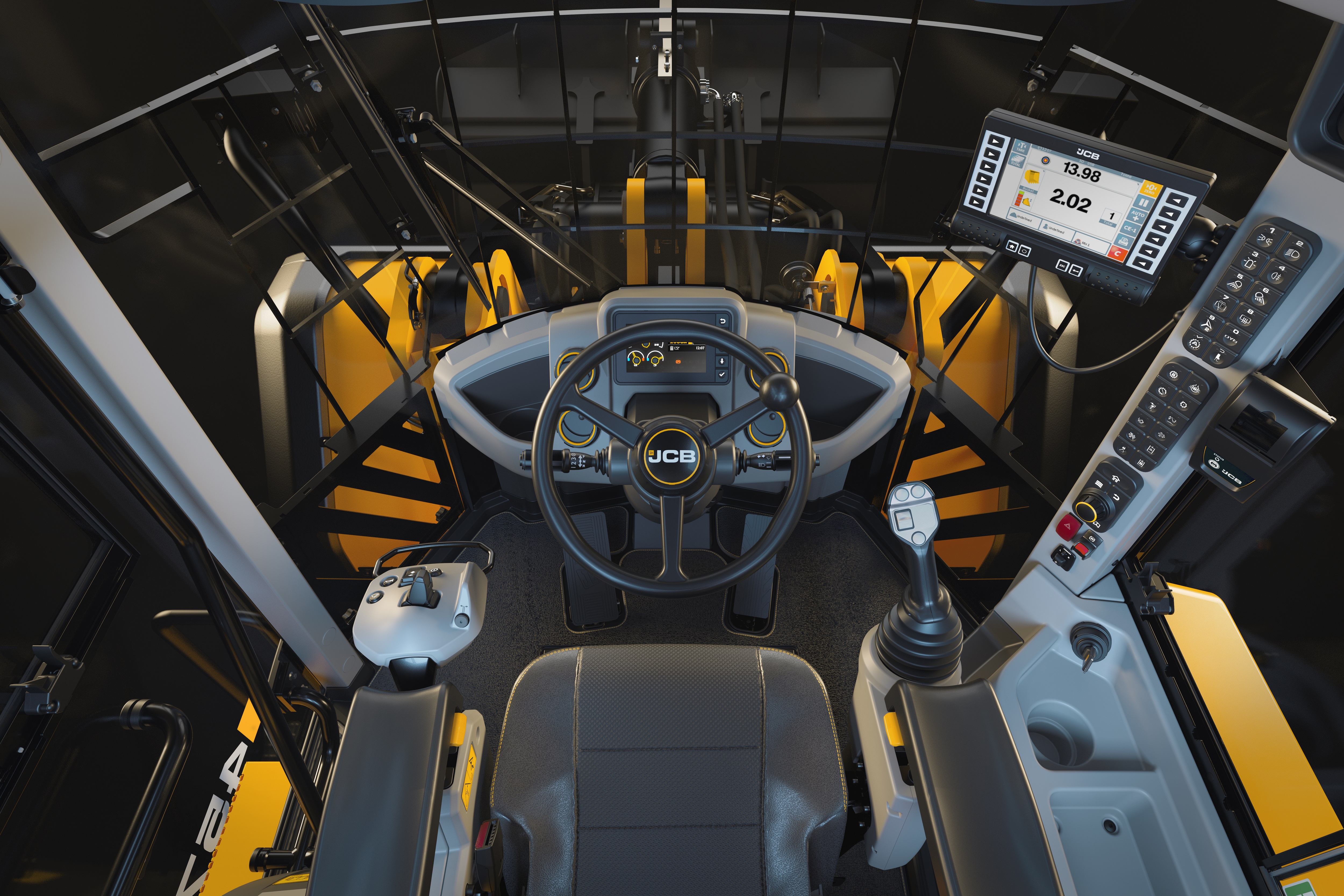 JCB adds lever steer option to new controls package