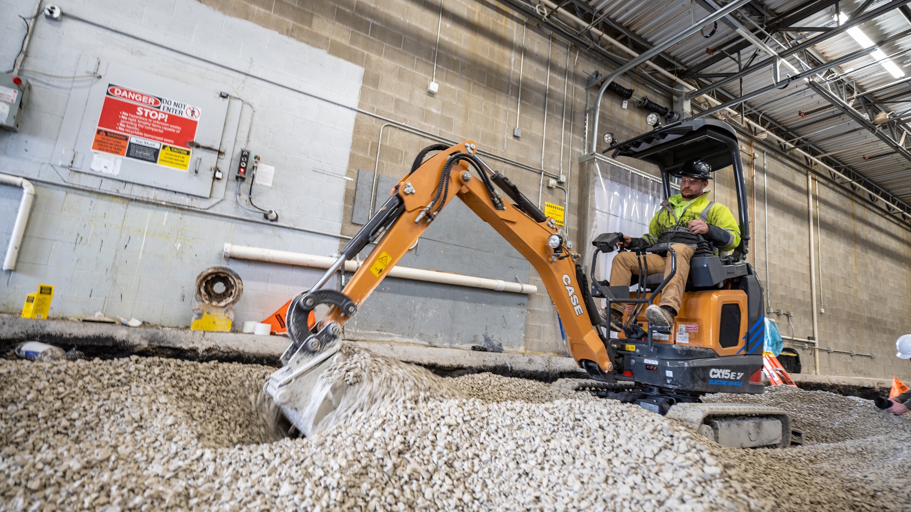 CASE CX15EV Electric Mini Excavator