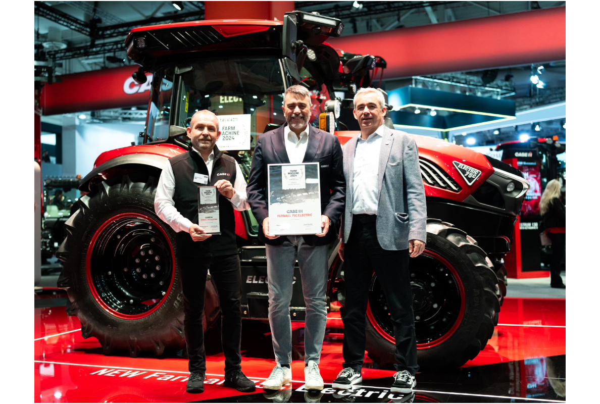 CASE IH Farmall 75C Electric wins Farm Machine Award 2024
