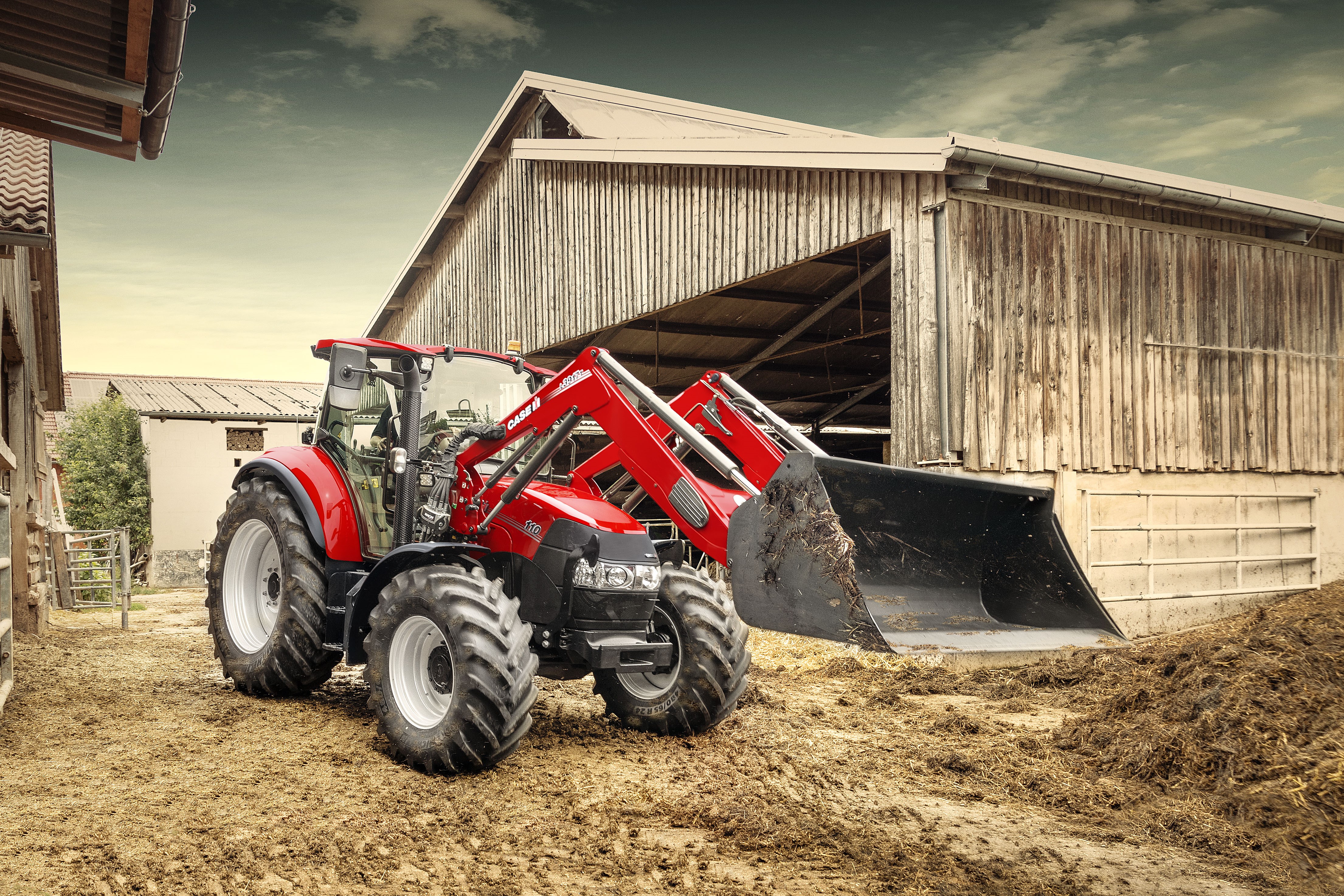 CASE IH Luxxum 110 loader attachment