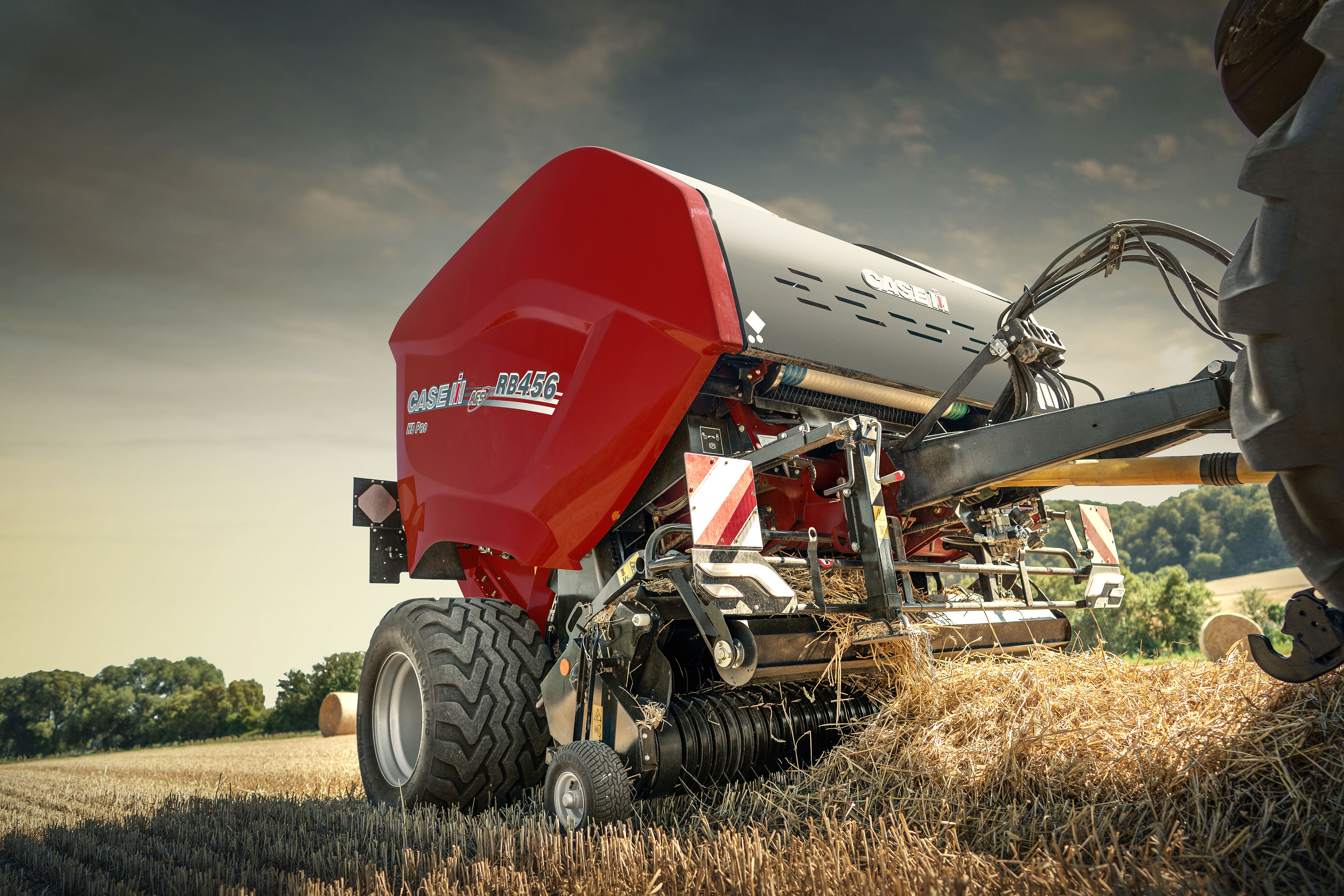 CASE-IH RB 456 HD PRO on the field