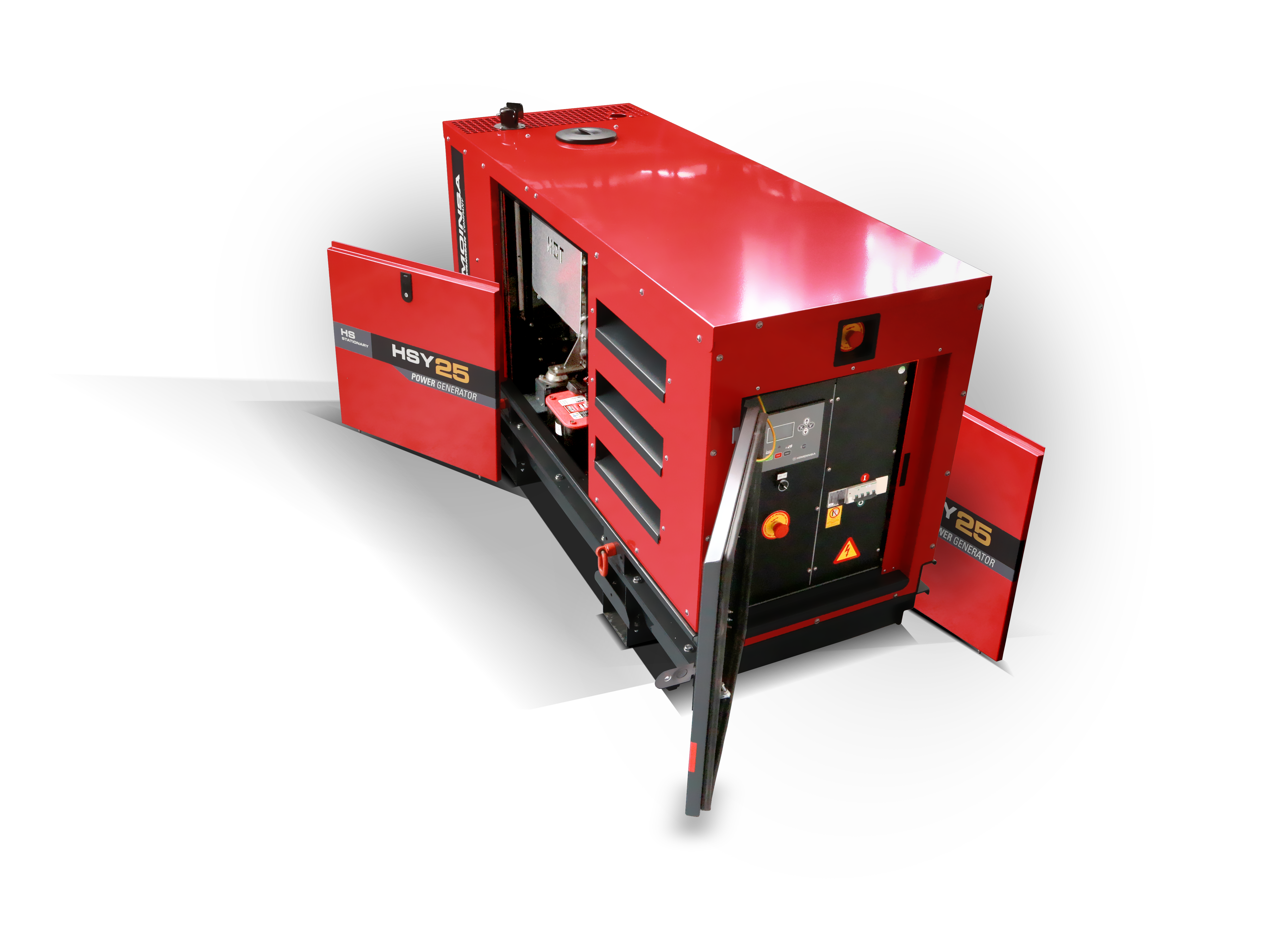 Generators for stationary applications are now also available with emission compliant engines